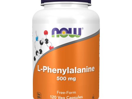 Now Foods, L-Phenylalanin, 1000mg, 120 Cápsulas veganas, Probado en Laboratorio, Alta Dosis, Aminoácido, Sin Gluten, Sin Soja, Vegetariano Embalaje Deteriorado on Sale