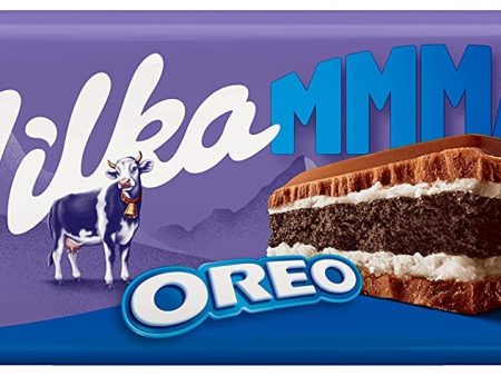 Tableta de Chocolate Milka MMMAX Oreo con Relleno de Vainilla For Sale